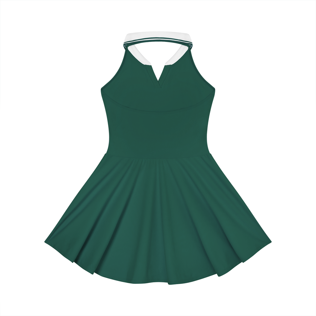 MountainStarGalaxy Women's Collared Halter A-Line Tennis Dress