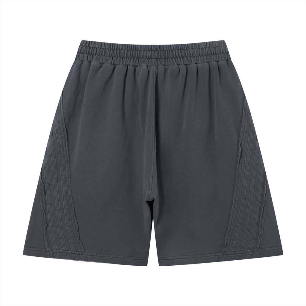 MountainStarGalaxy Unisex Vintage Wash Raw Edge Shorts