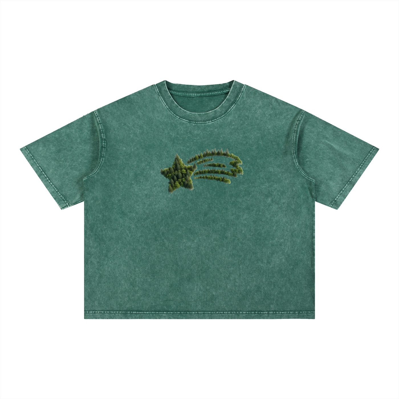 MountainStarGalaxy Mineral Wash Boxy Cotton T-Shirt