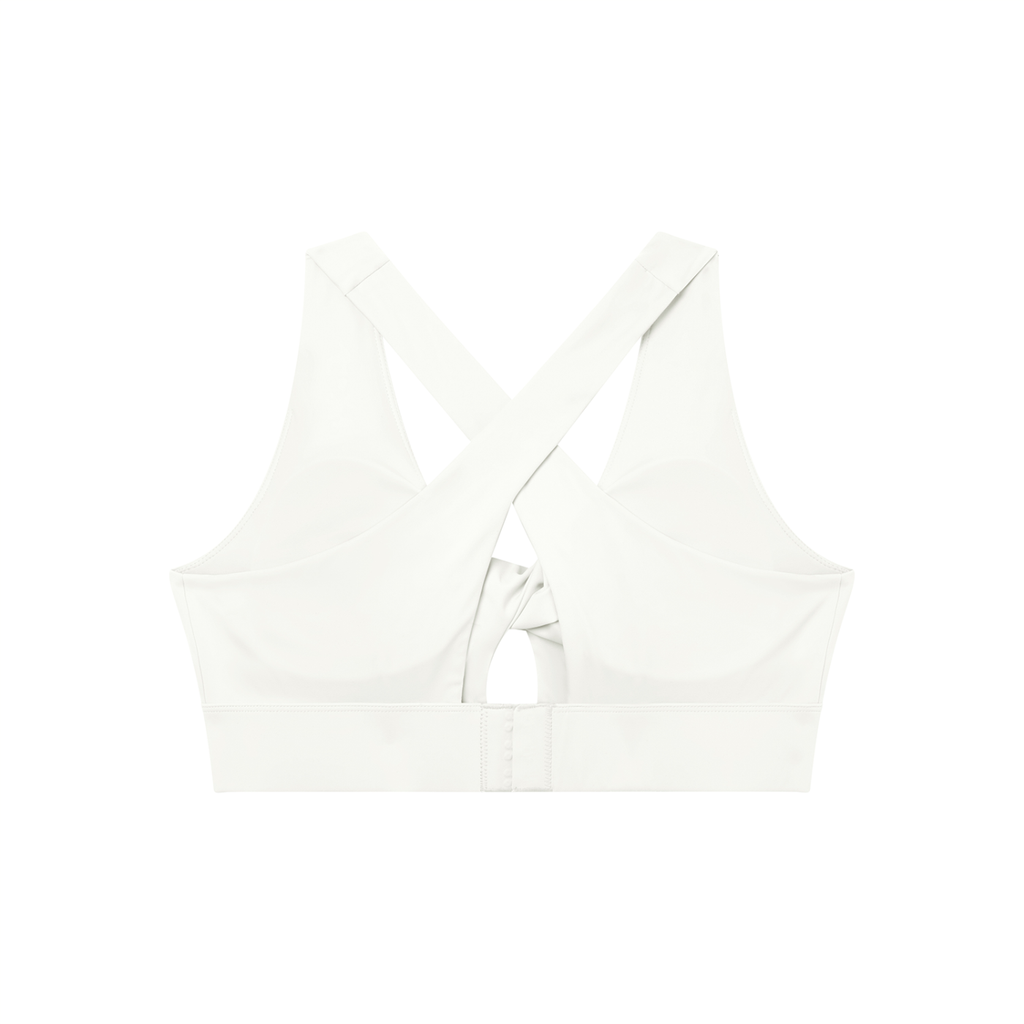 MountainStarGalaxy Women's Twist Front V-Neck Sports Bra