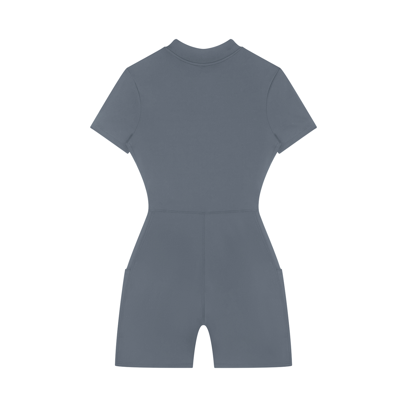 MountainStarGalaxy Women's Quarter-Zip Short Sleeve Romper