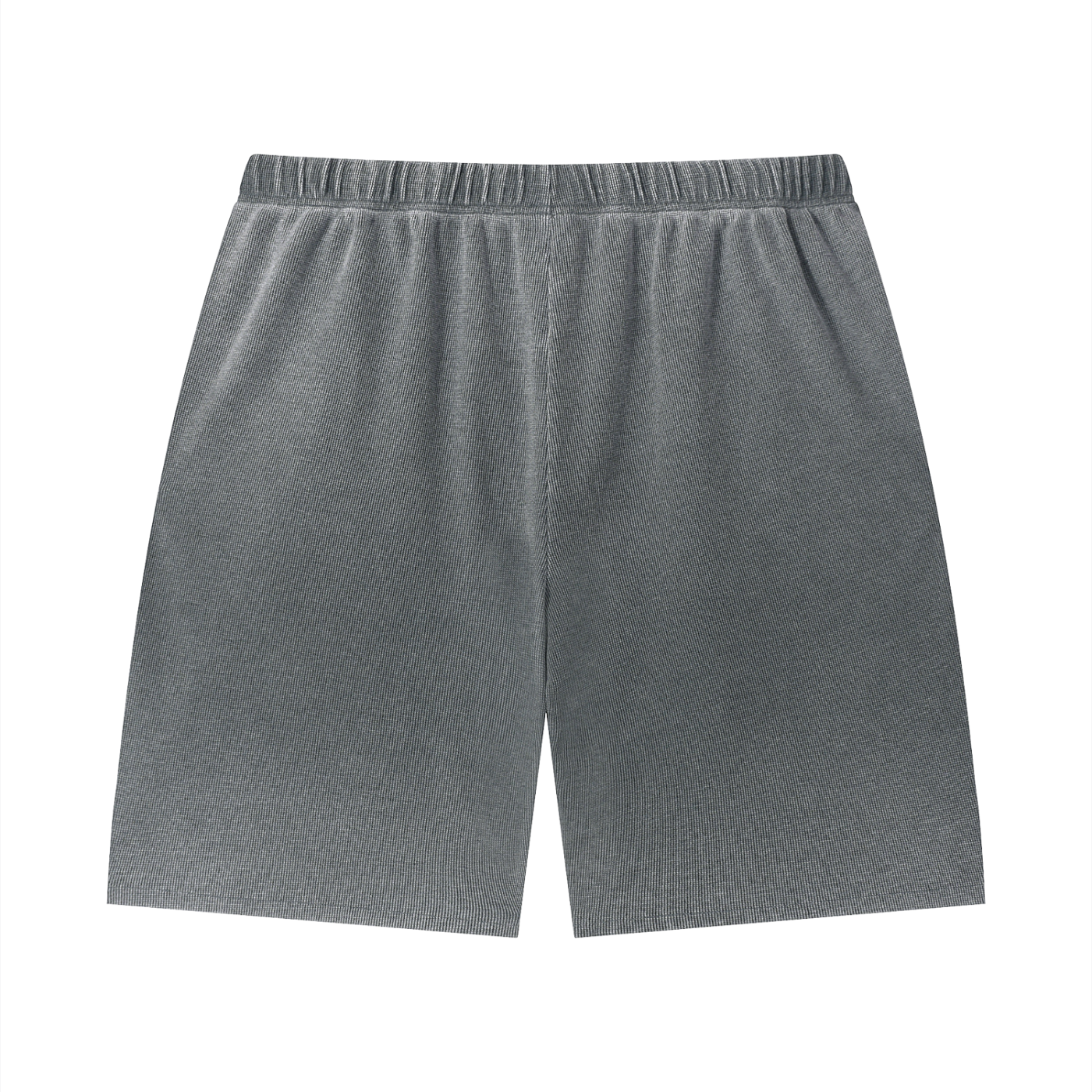 MountainStarGalaxy Unisex Vintage Wash Sunfade Waffle Raw Hem Shorts
