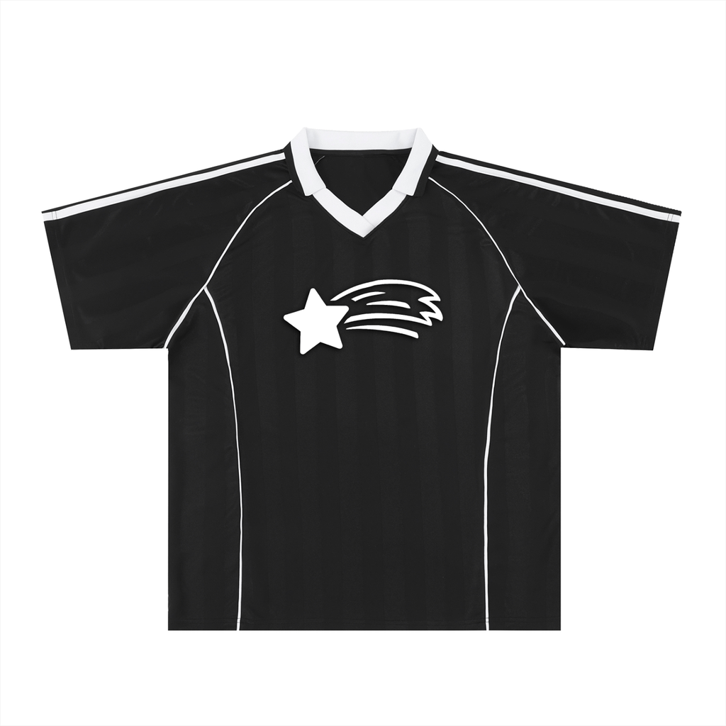 MountainStarGalaxy Shadow Stripe Collared Soccer Jersey