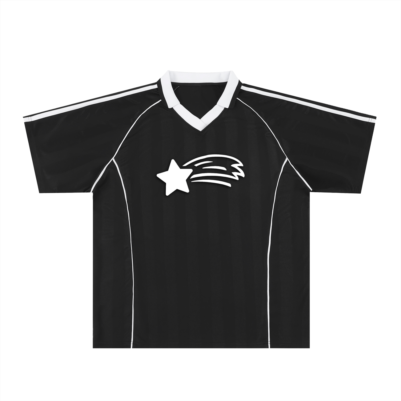 MountainStarGalaxy Shadow Stripe Collared Soccer Jersey