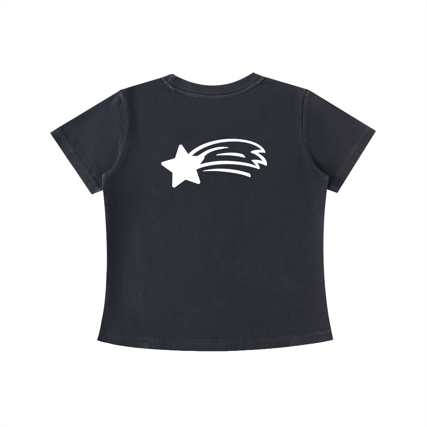 MountainStarGalaxy Women’s Vintage Wash Slim Fit Shirt Black