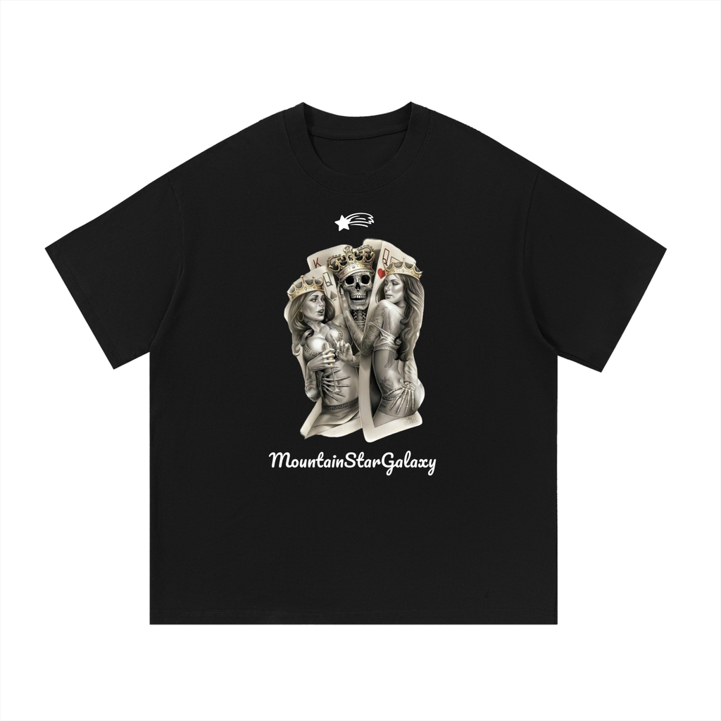 MountainStarGalaxy Unisex Essential Cotton Shirt Black