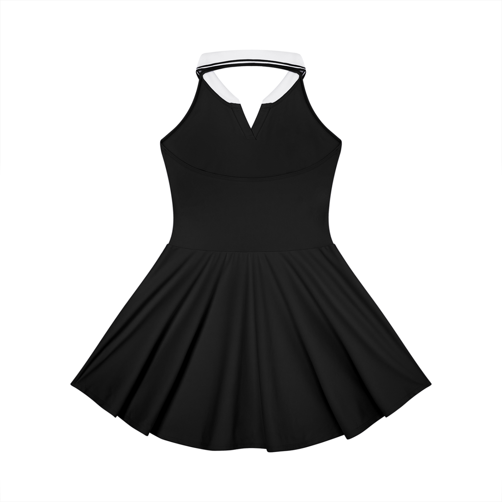 MountainStarGalaxy Women's Collared Halter A-Line Tennis Dress