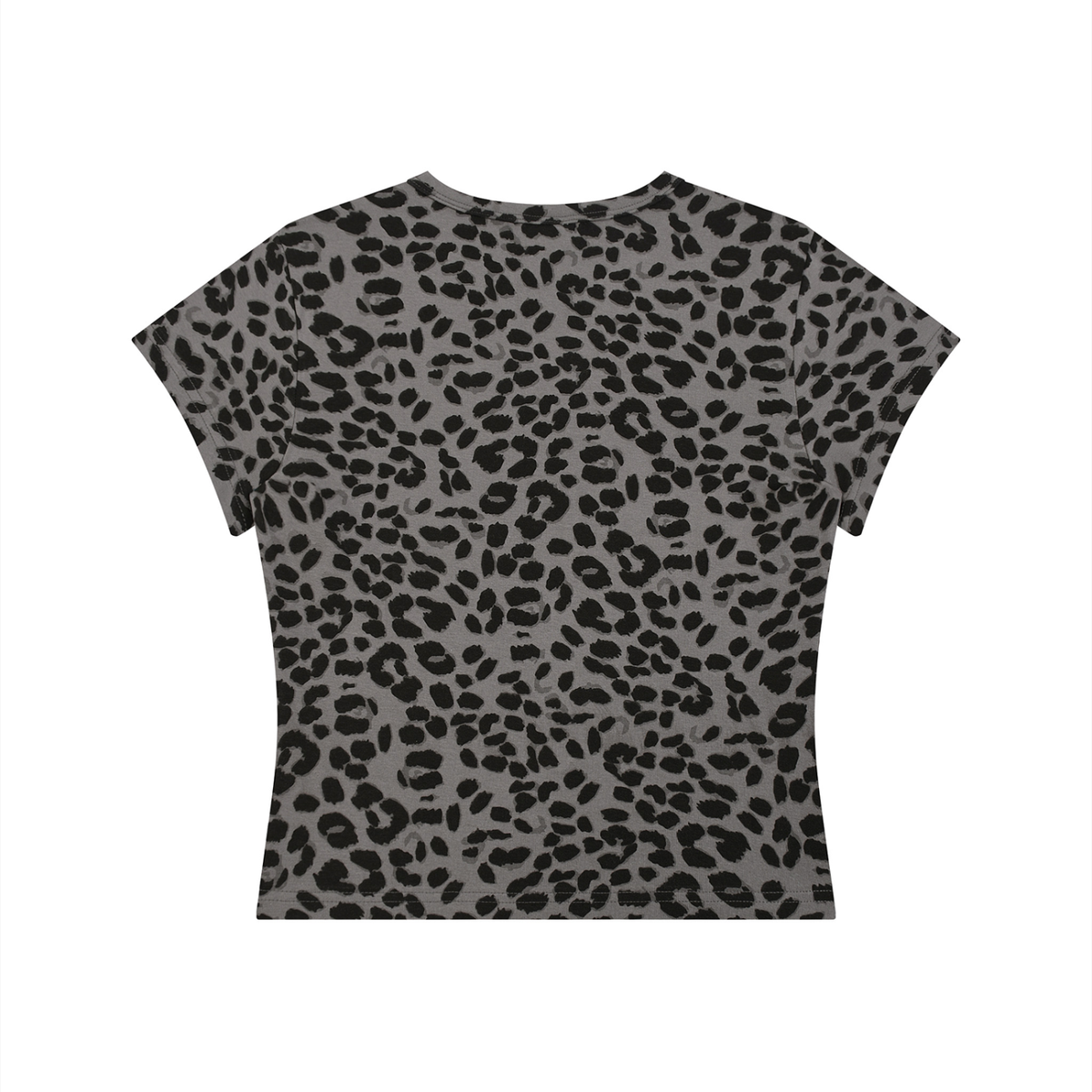 MountainStarGalaxy Women’s Leopard Print Crop T-Shirt