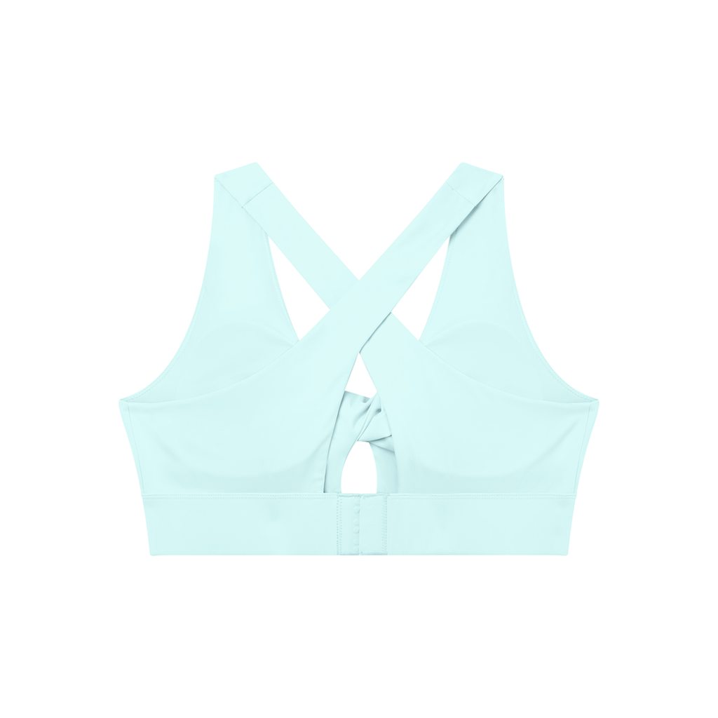 MountainStarGalaxy Women's Twist Front V-Neck Sports Bra