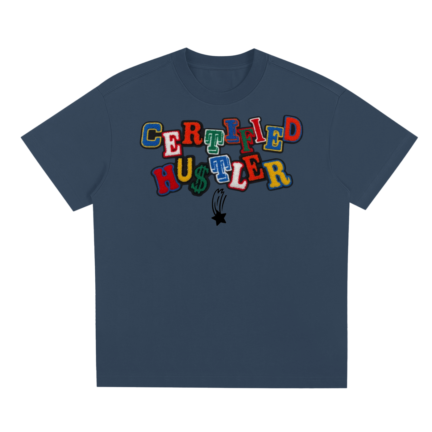 MountainStarGalaxy Unisex Sorona Quick-Dry Cooling T-Shirt Midnight Blue