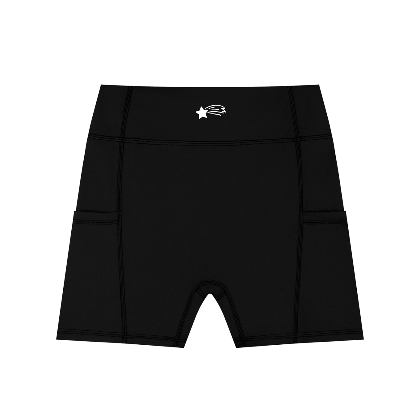 MountainStarGalaxy Women's High-Waisted Pocket Biker Shorts