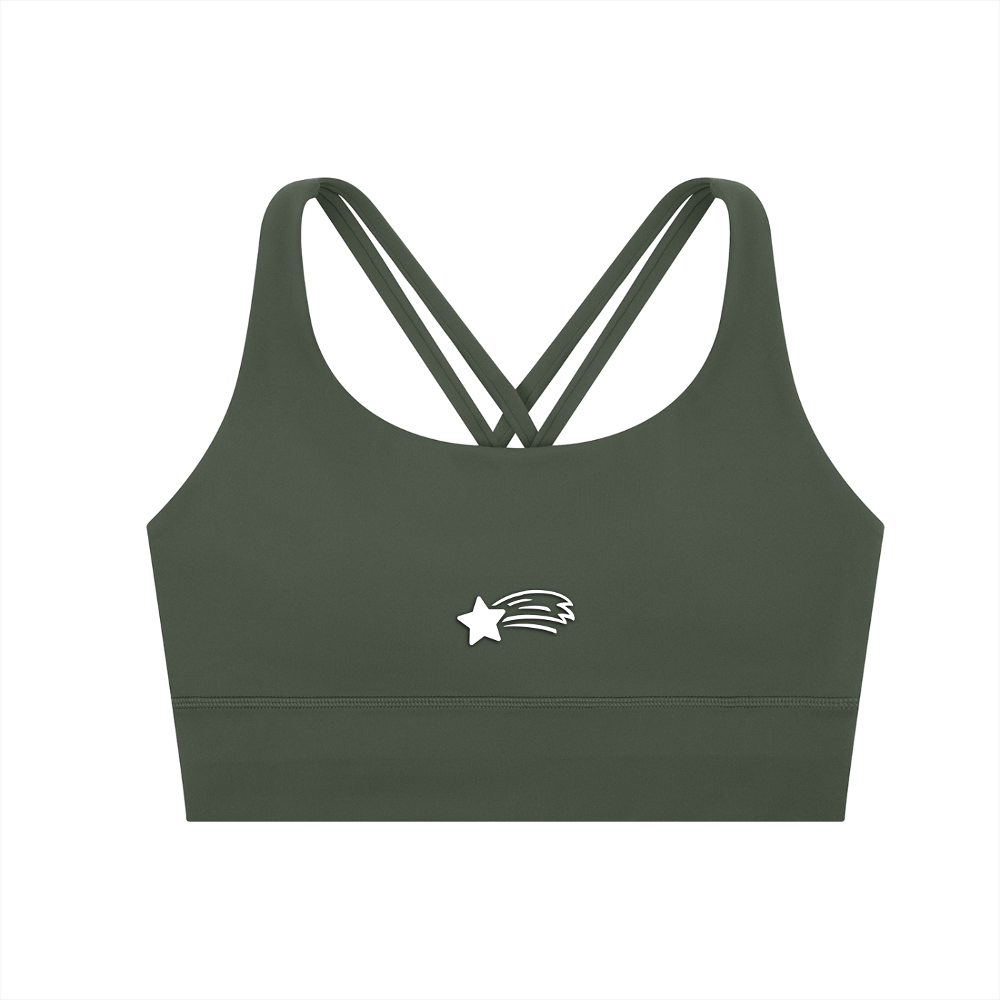 MountainStarGalaxy Women’s Strappy Criss-Cross Sports Bra