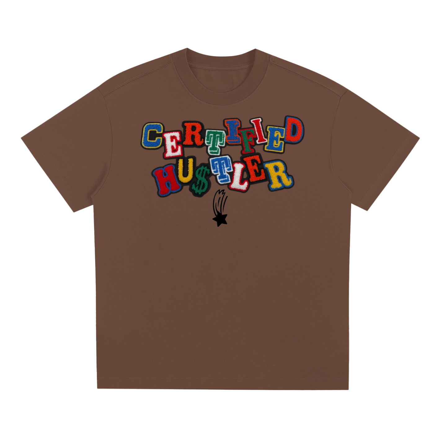 MountainStarGalaxy Unisex Sorona Quick-Dry Cooling T-Shirt Brown