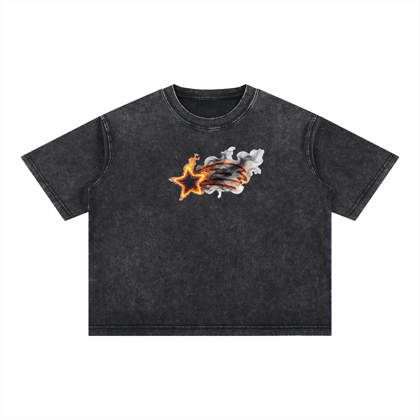 MountainStarGalaxy Mineral Wash Boxy Cotton T-Shirt