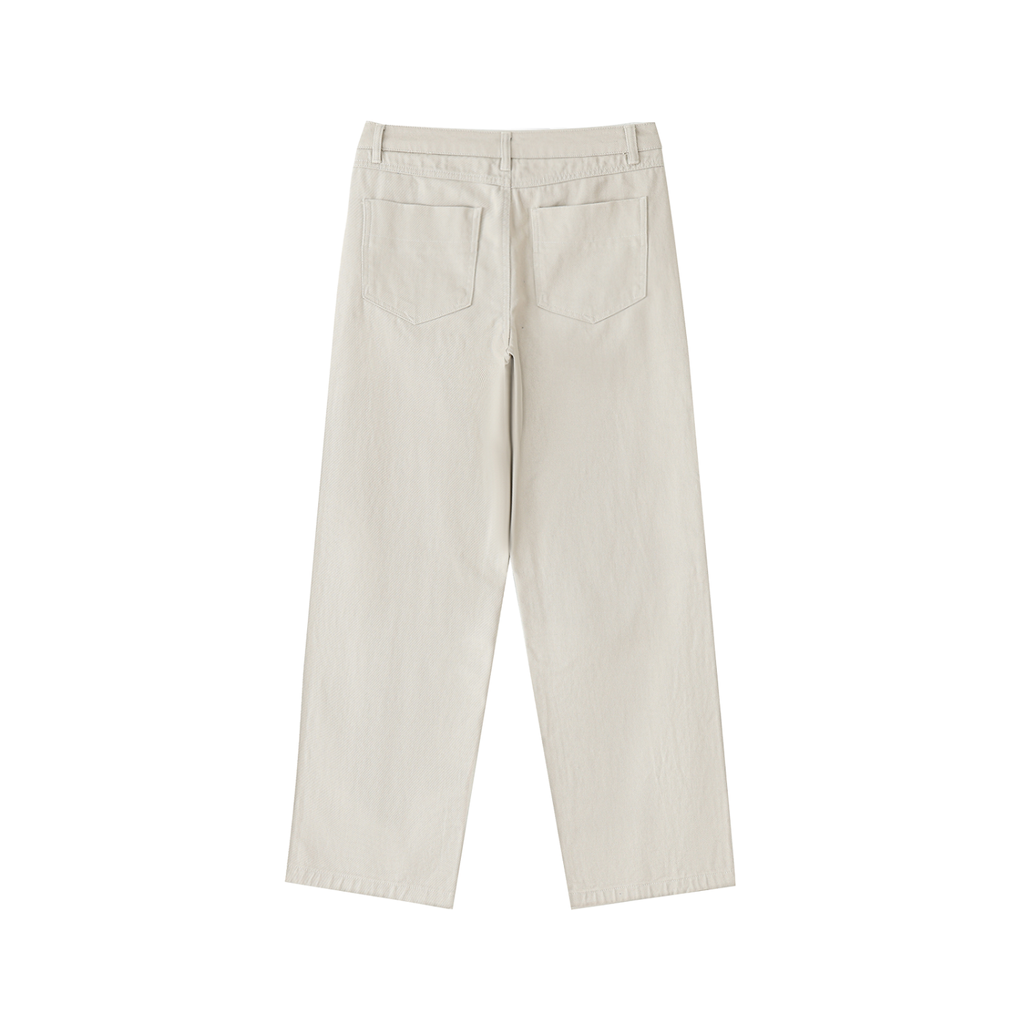 MountainStarGalaxy Men’s Heavyweight Cotton Straight-Leg Pants Pale Khaki