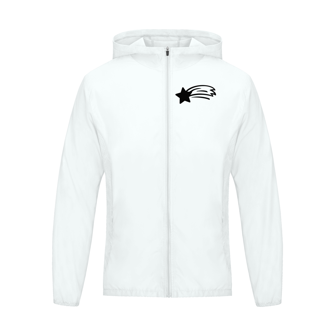 MountainStarGalaxy Men’s Soft Hooded Sports Jacket White