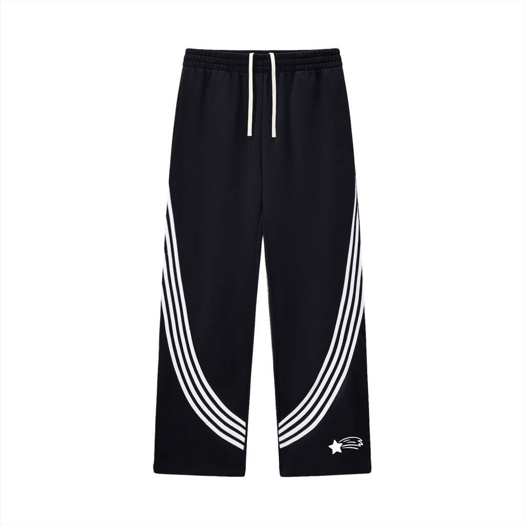 MountainStarGalaxy Curved Stripe Straight Sweatpants