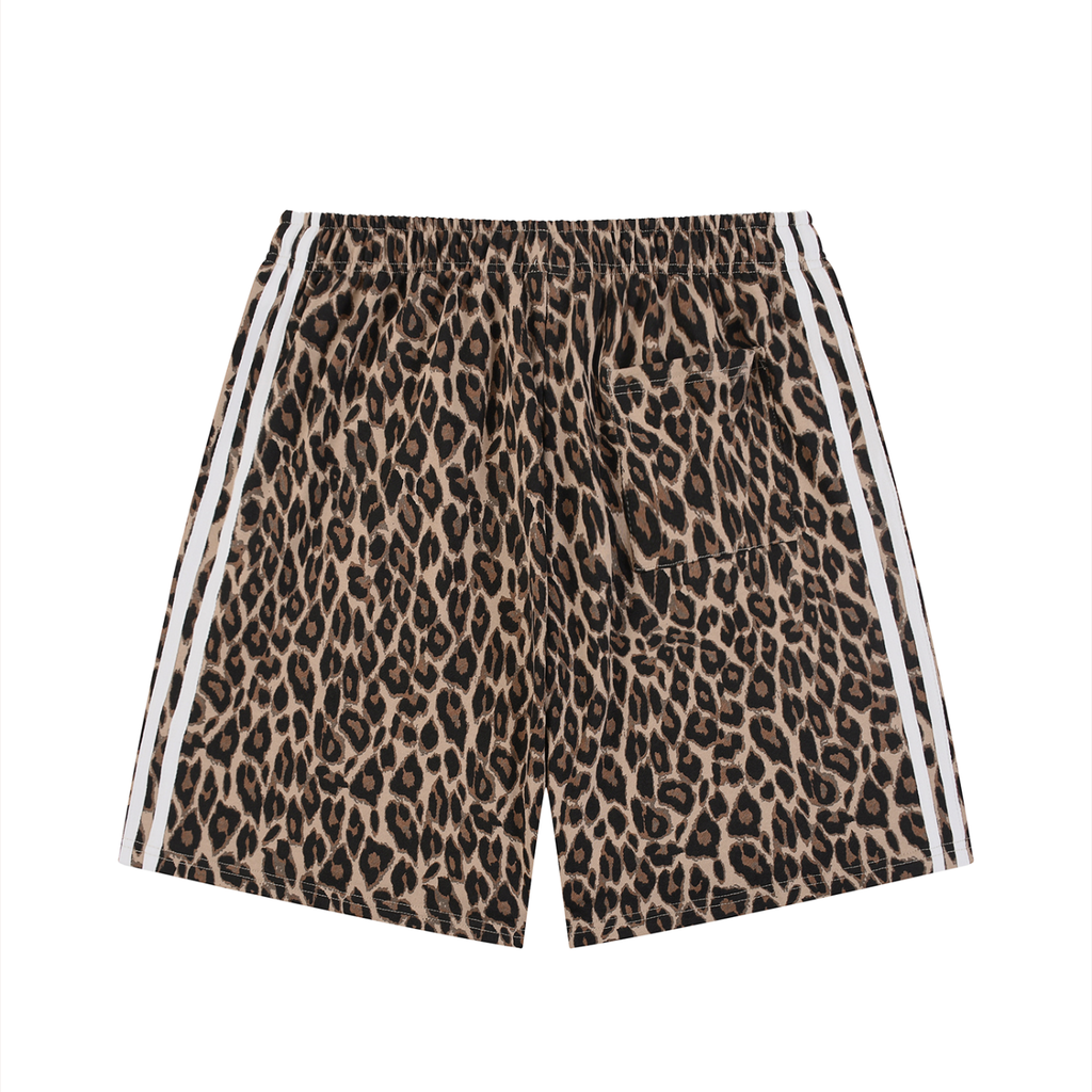 MountainStarGalaxy Unisex Heavyweight Leopard Drawstring Shorts