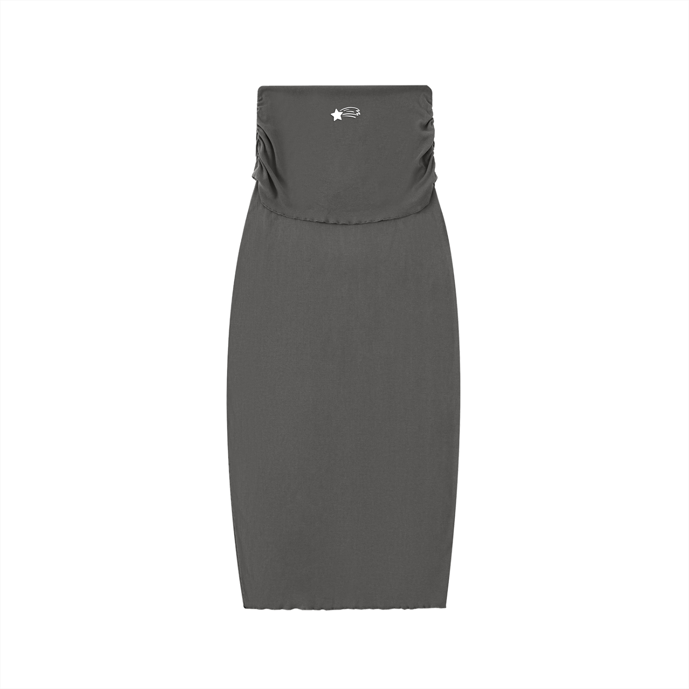 MountainStarGalaxy Women’s Dyed Washed Straight Hip-Hugging Slim Maxi Skirt