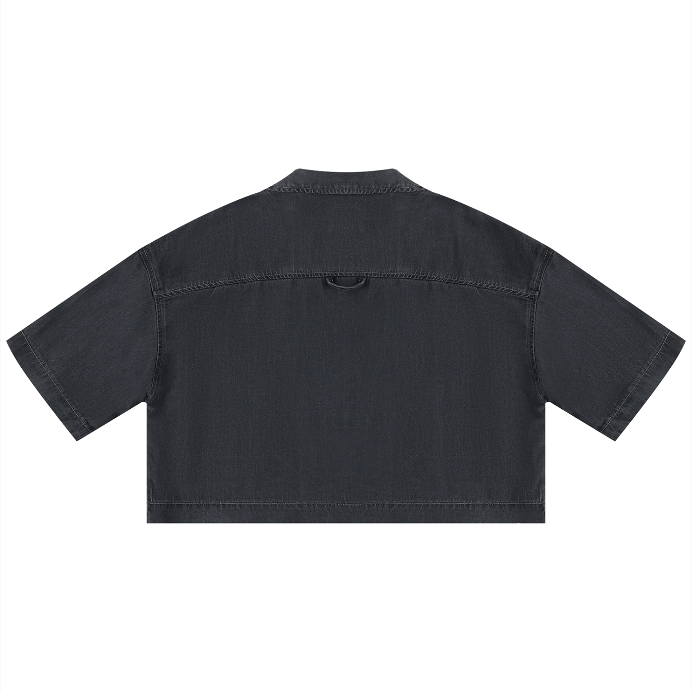 MountainStarGalaxy Women's Vintage Wash Boxy Cropped Shirt