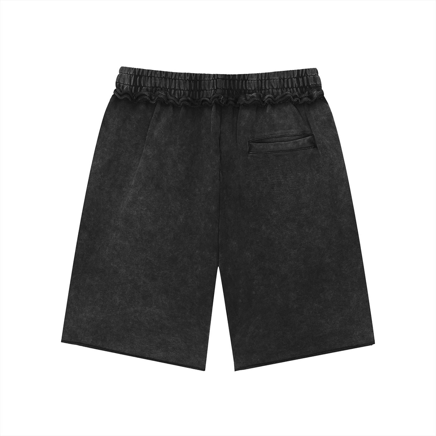 MountainStarGalaxy Mineral Wash Raw Edge Shorts