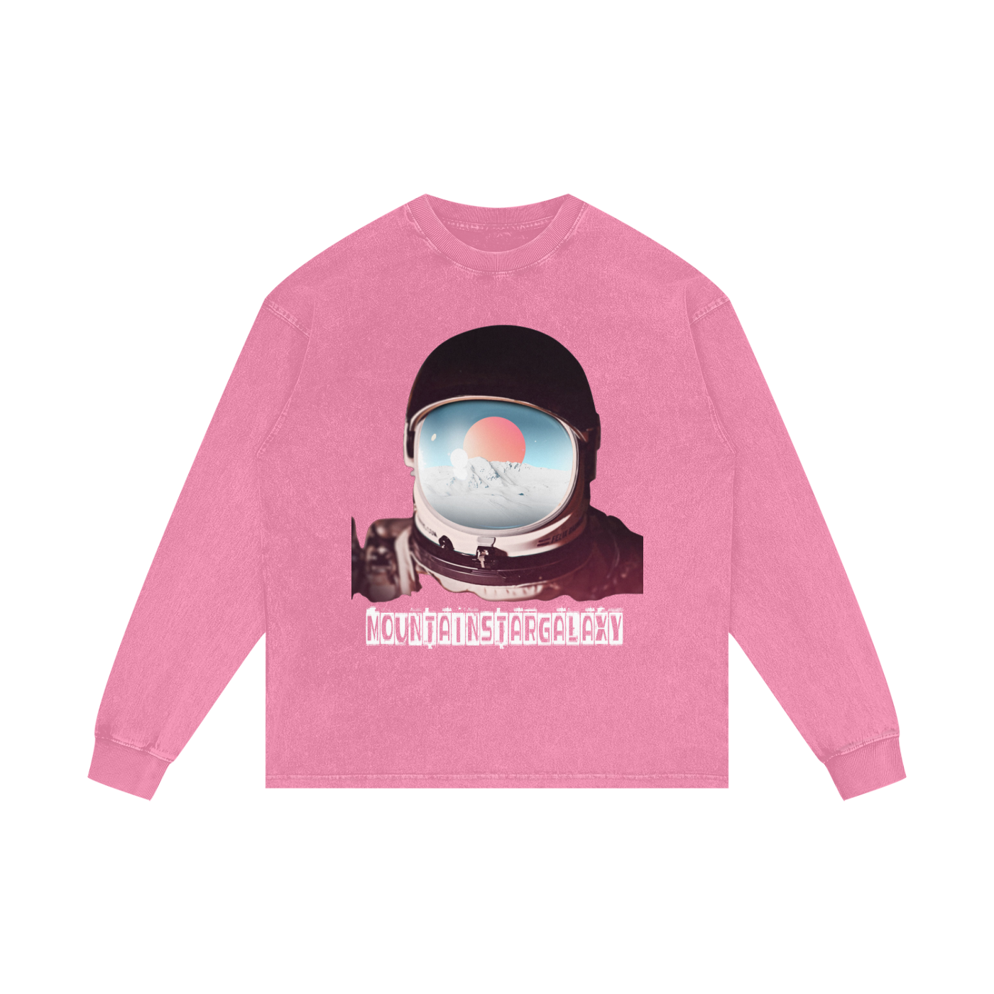 MountainStarGalaxy Acid Wash Oversize Long Sleeve T-Shirt