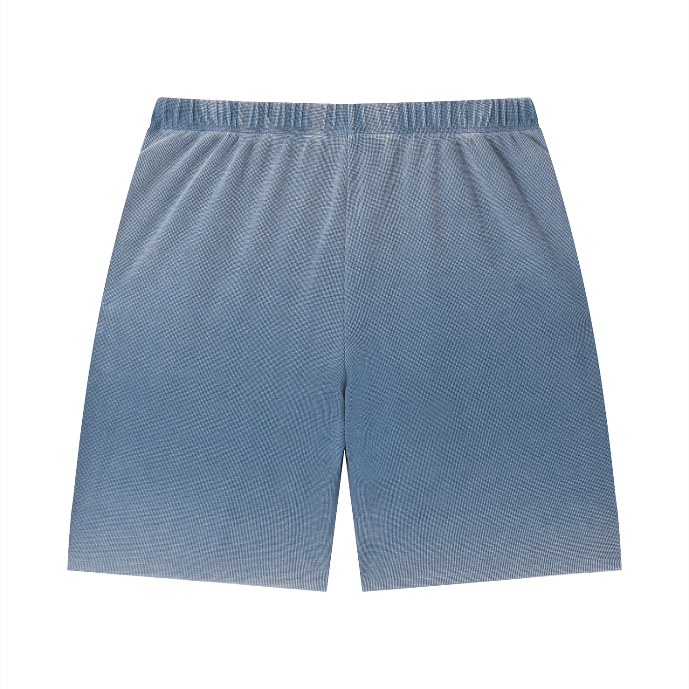 MountainStarGalaxy Unisex Vintage Wash Sunfade Waffle Raw Hem Shorts