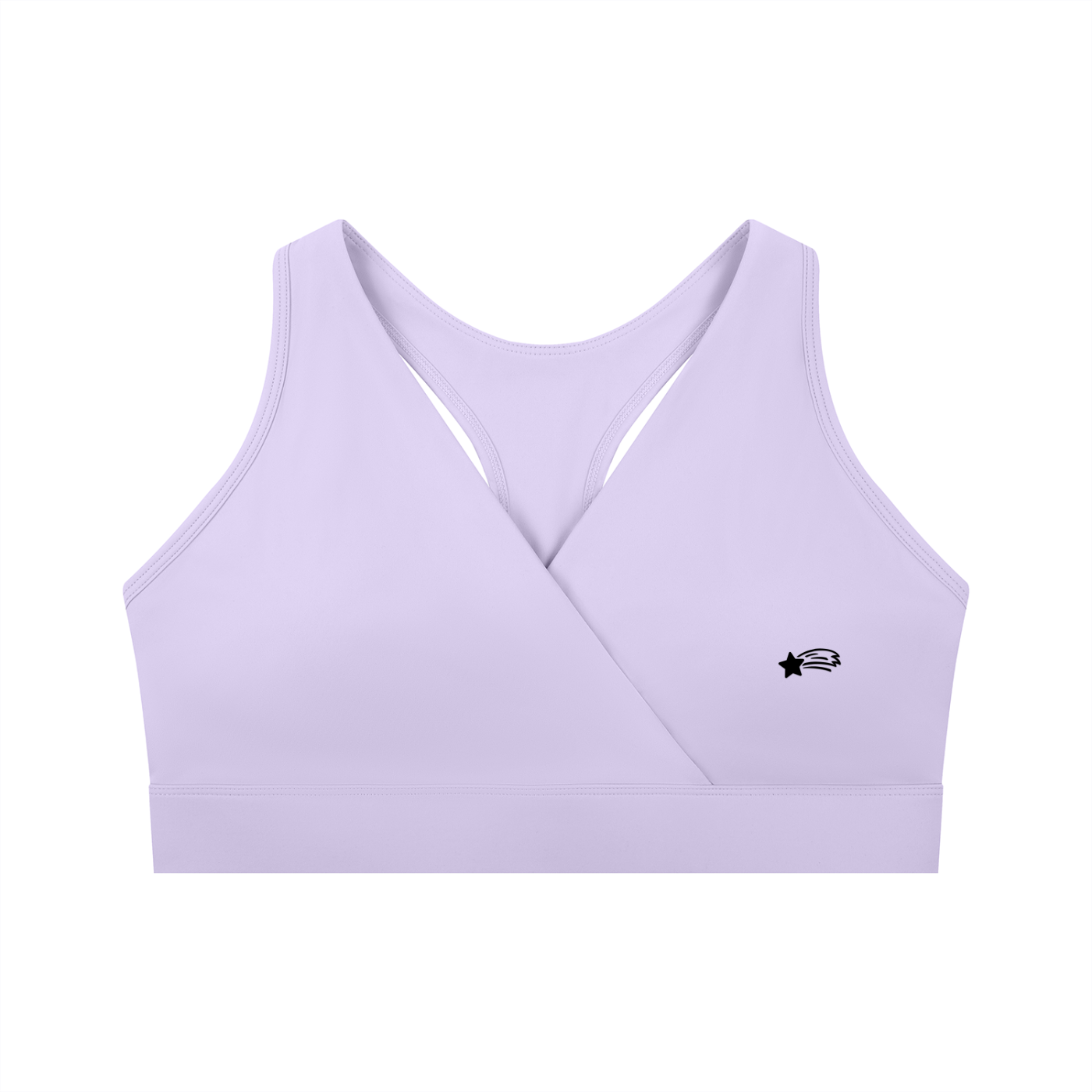 MountainStarGalaxy Women's Crossover V-Neck Sports Bra