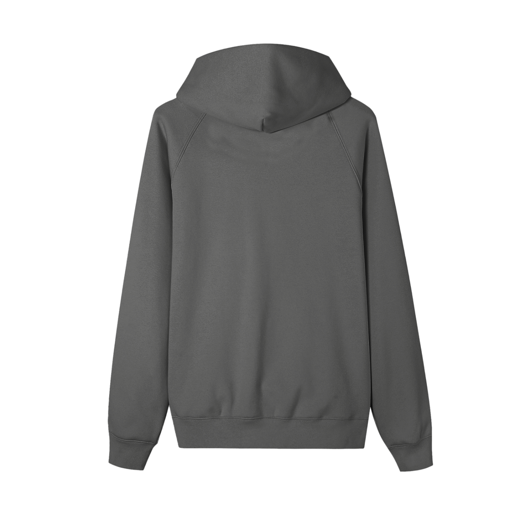 MountainStarGalaxy Unisex Essential Zip-up Fleece Hoodie Carbon Gray