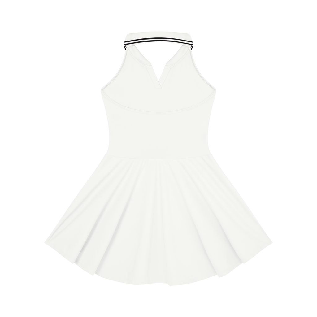 MountainStarGalaxy Women's Collared Halter A-Line Tennis Dress
