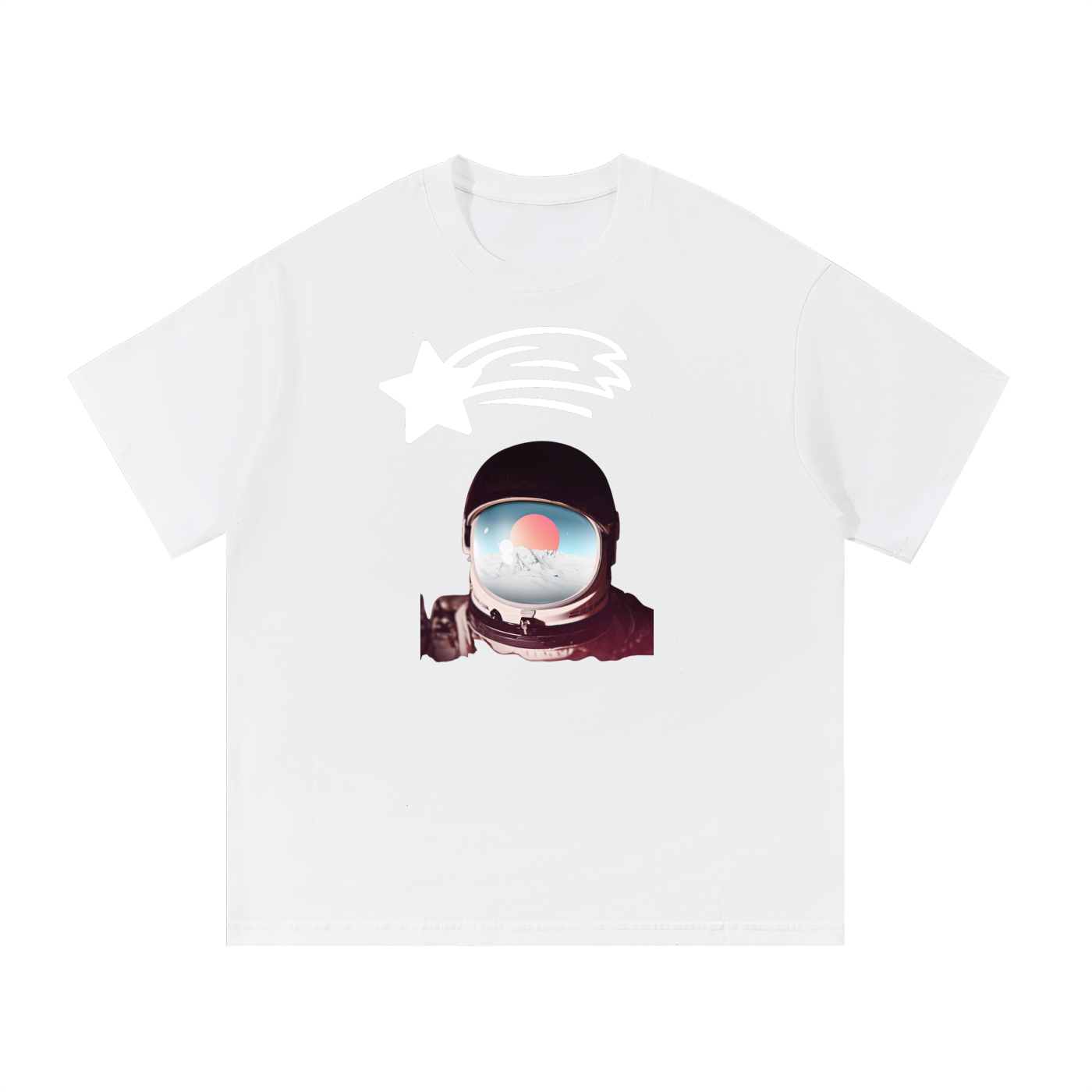 MountainStarGalaxy Unisex Essential Cotton Shirt White