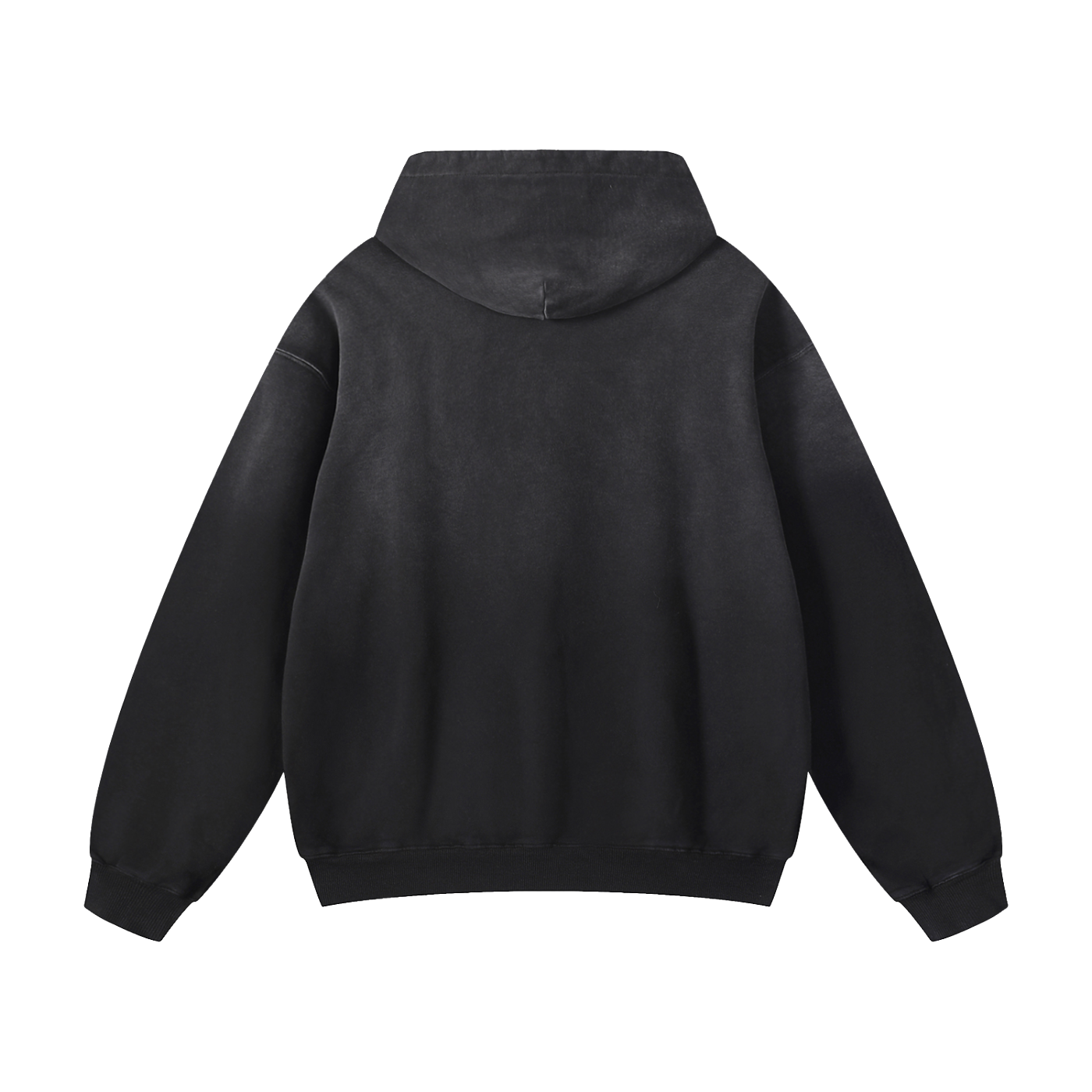 MountainStarGalaxy Heavyweight Sunfade Oversized Hoodie Black