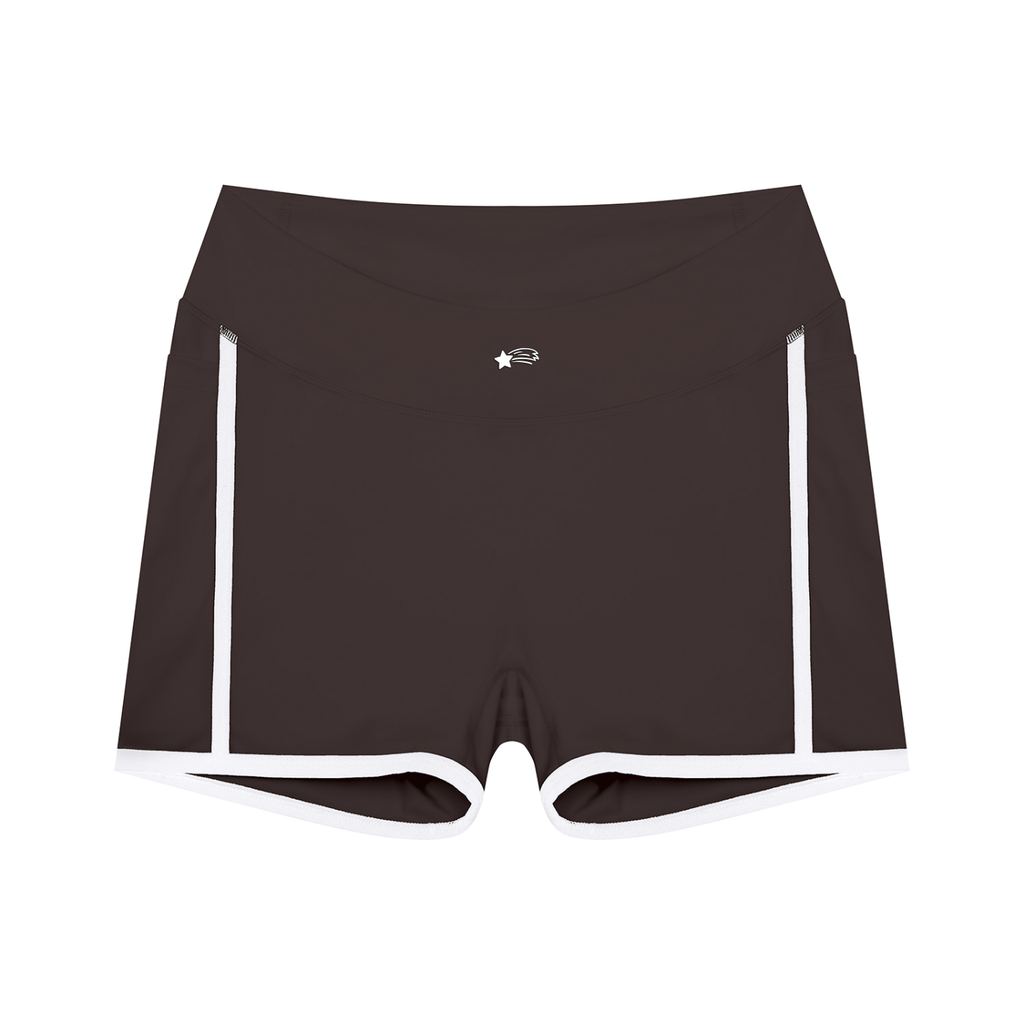 MountainStarGalaxy Women's High Waisted Yoga Biker Shorts
