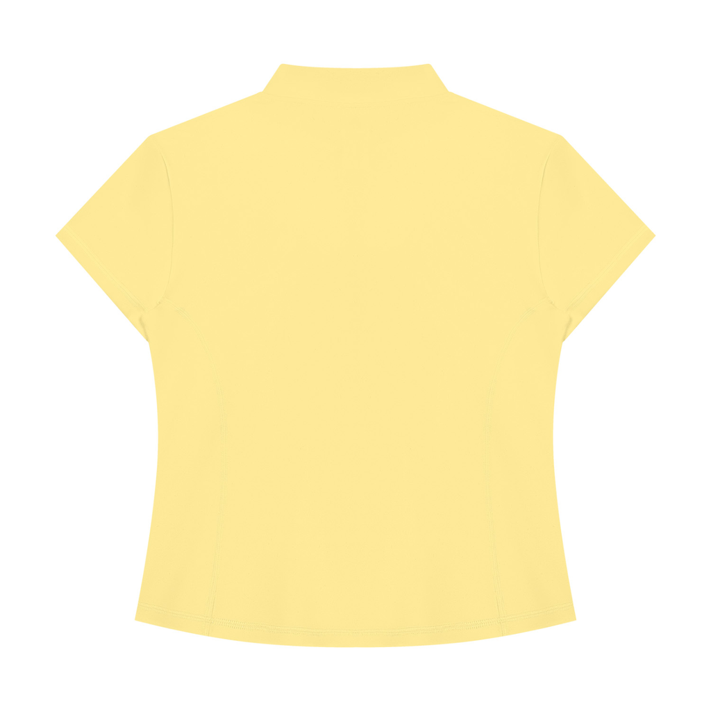 MountainStarGalaxy Women's Yoga Quarter-Zip Mock Neck T-Shirt