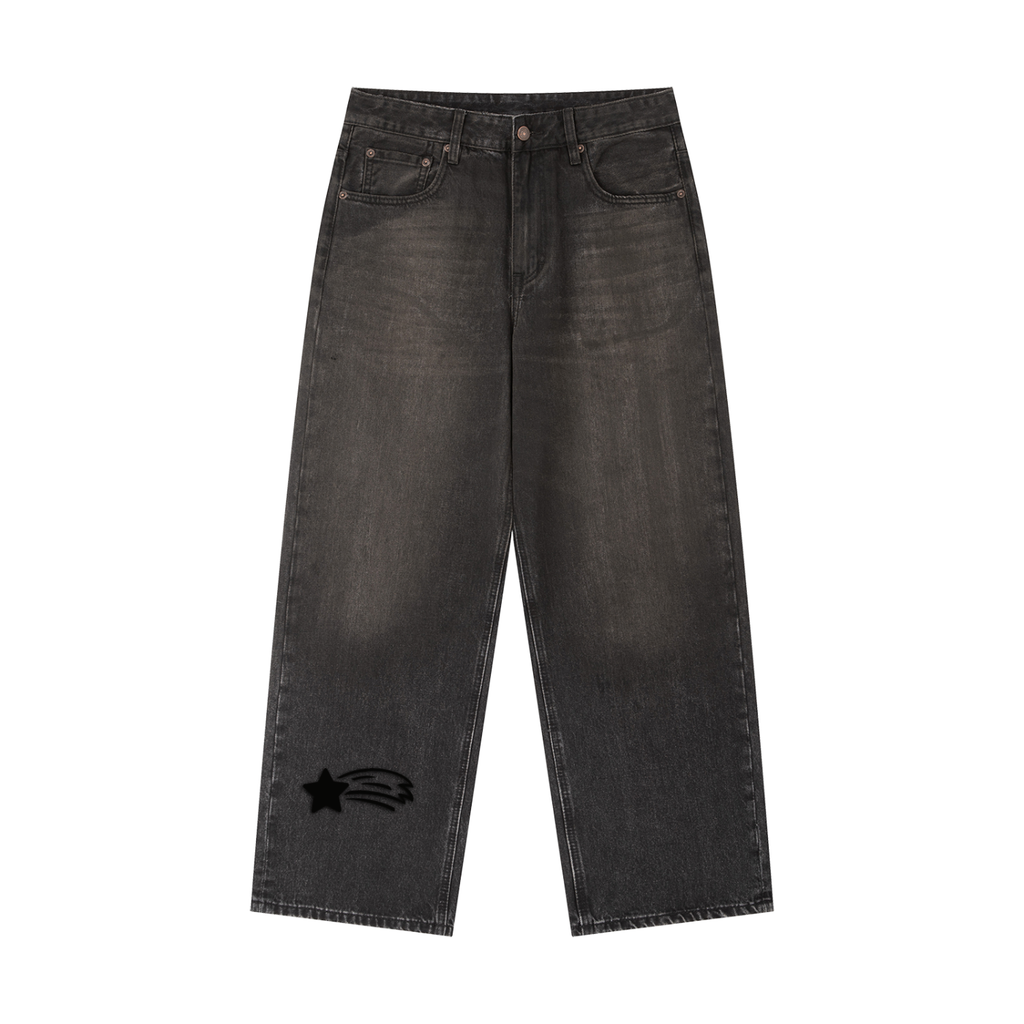 MountainStarGalaxy Men’s Vintage Wash Heavyweight Denim Jeans