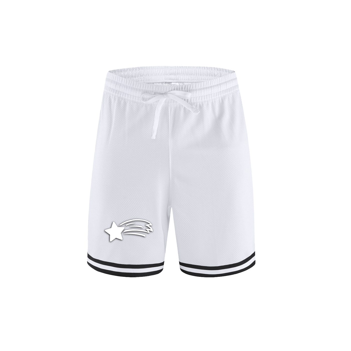 MountainStarGalaxy Men’s Classic Stripe Trim Basketball Shorts