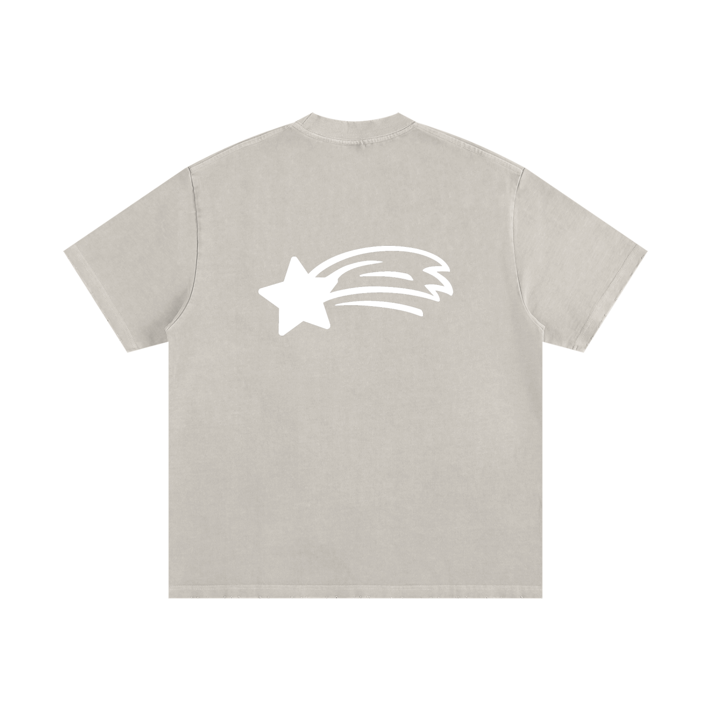 MountainStarGalaxy Unisex Heavyweight Vintage Washed Frayed Shirt Light Apricot