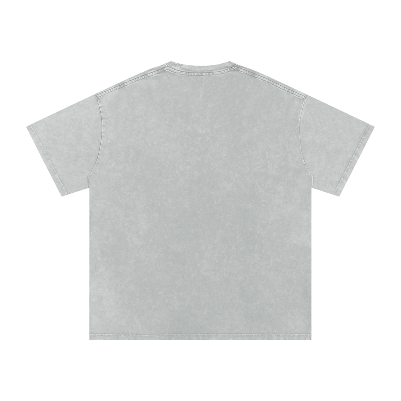MountainStarGalaxy Unisex Snow Washed Oversized Cotton T-Shirt Light Gray