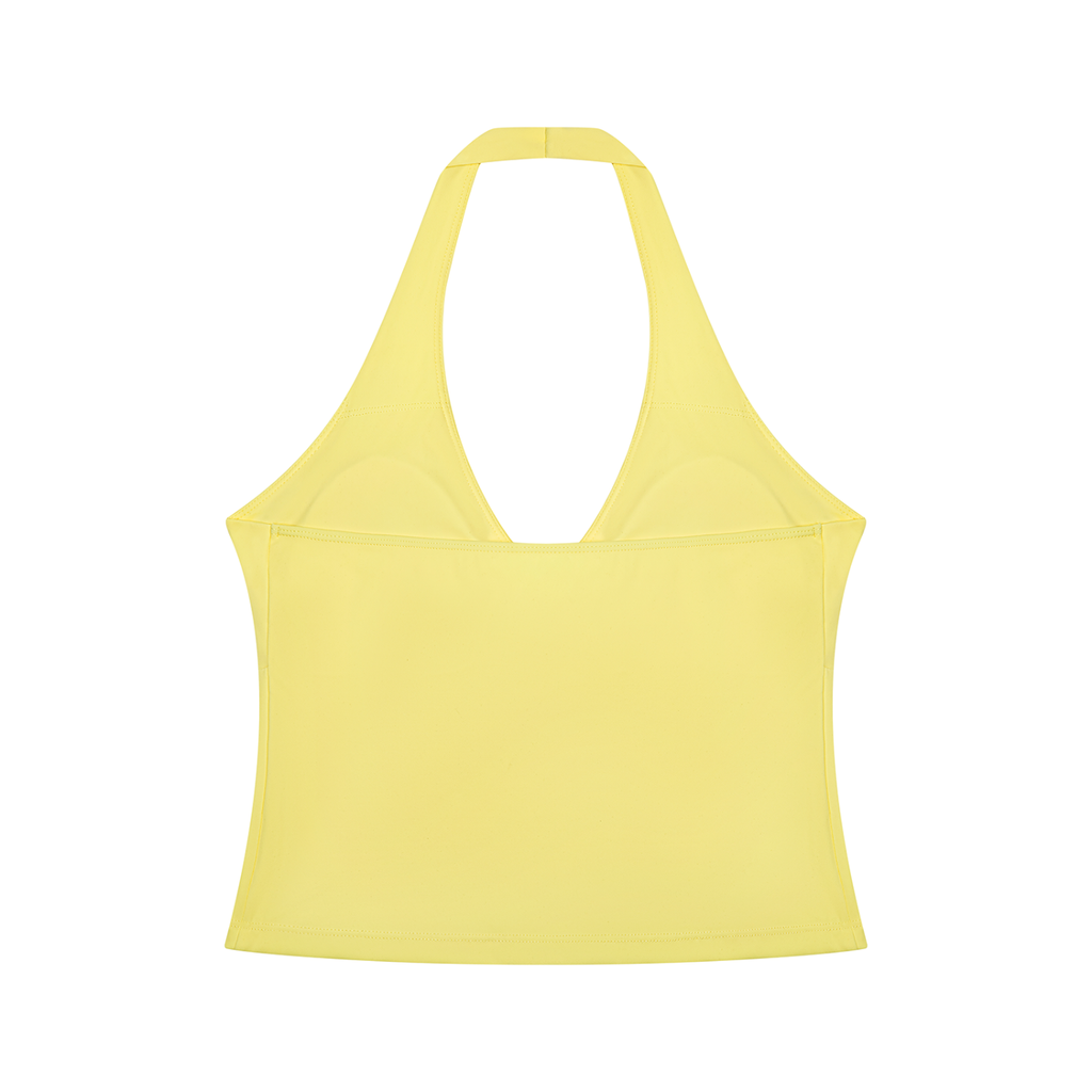 MountainStarGalaxy Women’s Ruched Halter Yoga Tank Top