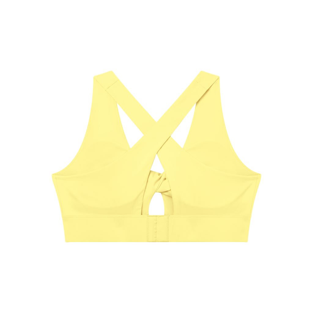 MountainStarGalaxy Women's Twist Front V-Neck Sports Bra