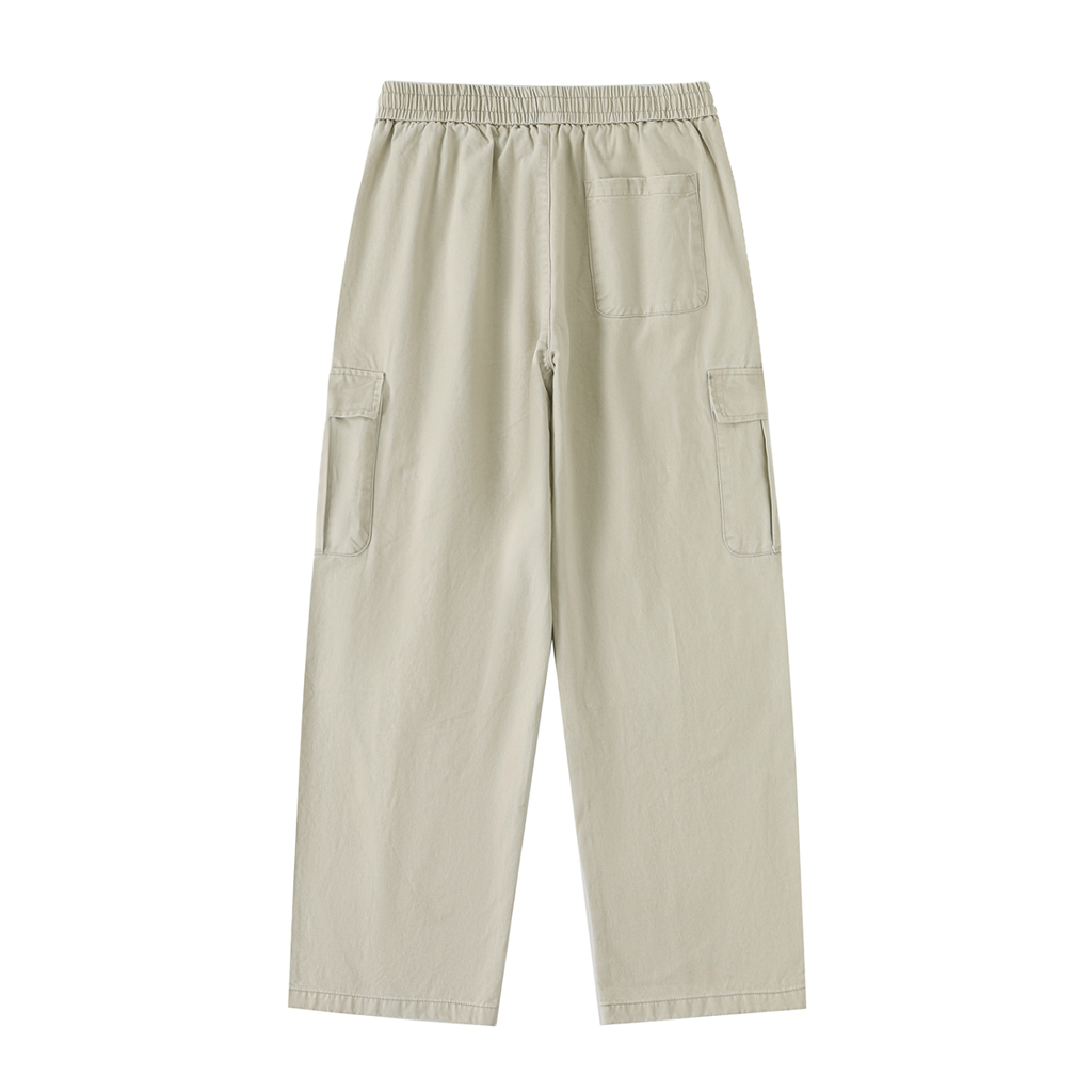 MountainStarGalaxy Men’s Drawstring Waist Straight-Leg Cargo Pants