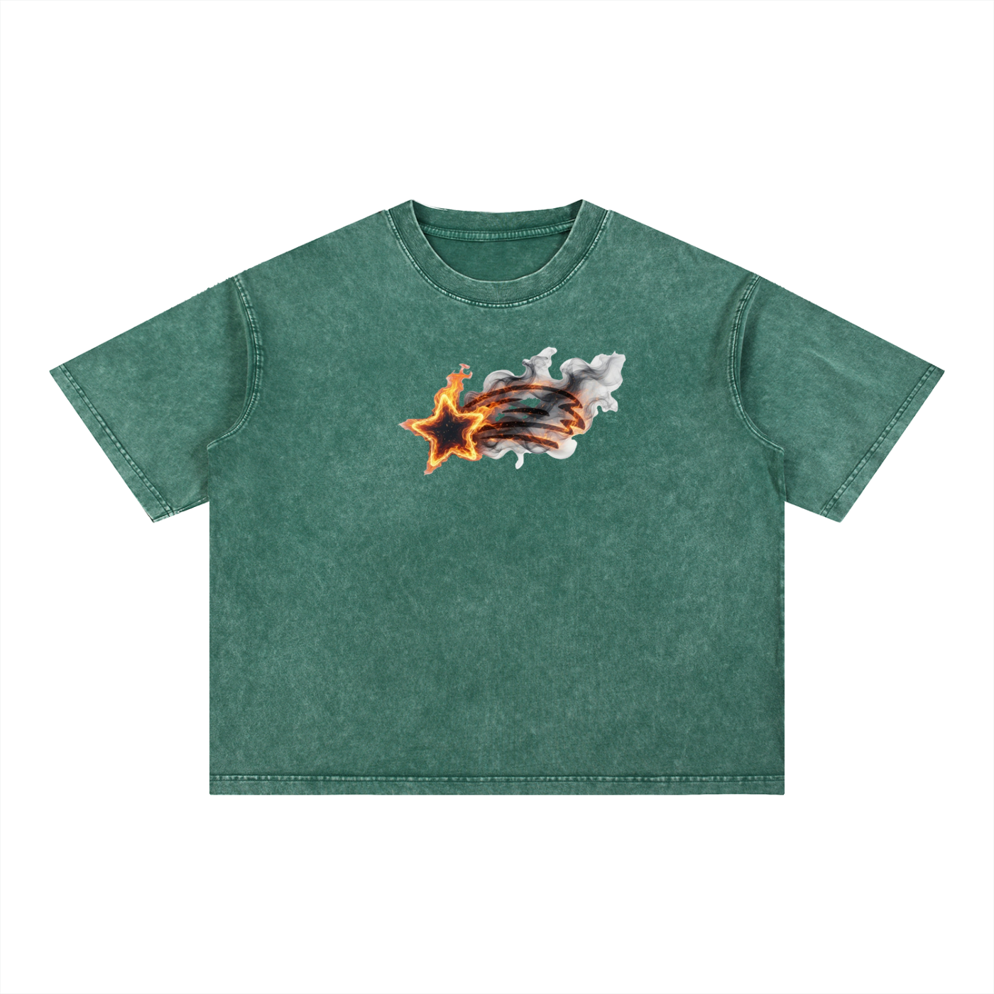 MountainStarGalaxy Mineral Wash Boxy Cotton T-Shirt
