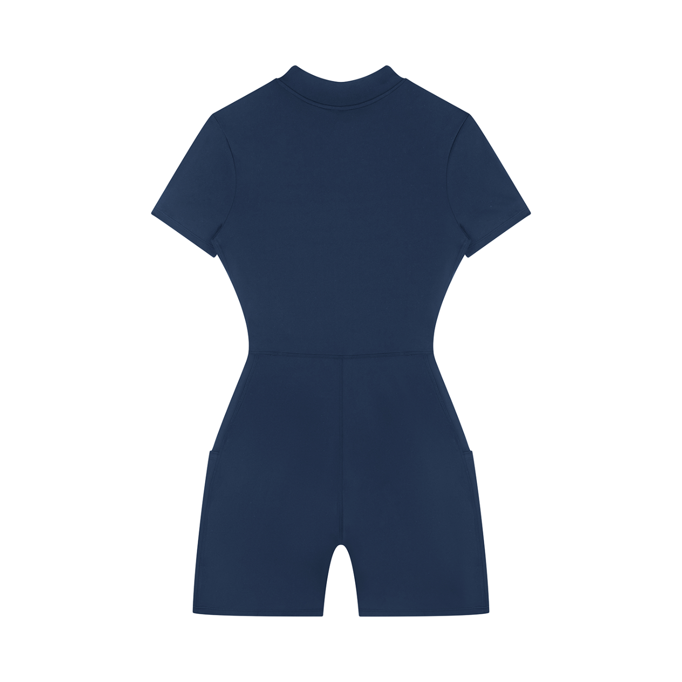 MountainStarGalaxy Women's Quarter-Zip Short Sleeve Romper