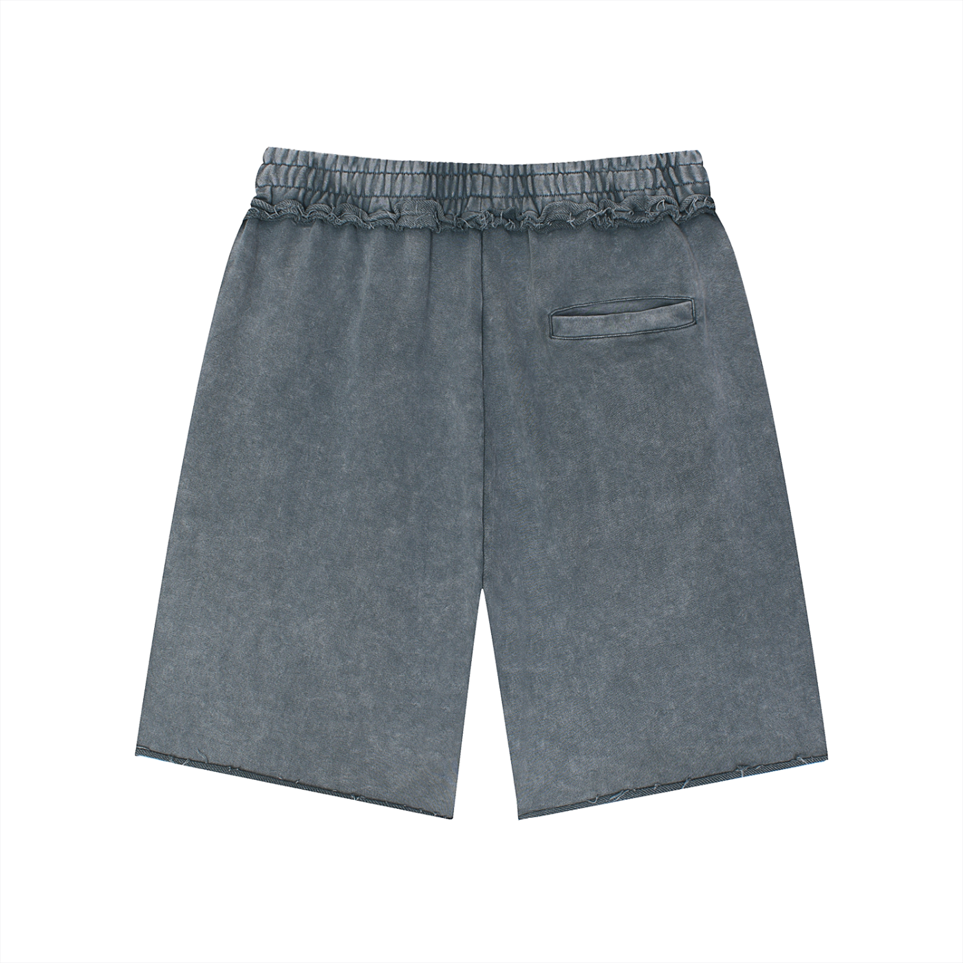 MountainStarGalaxy Mineral Wash Raw Edge Shorts