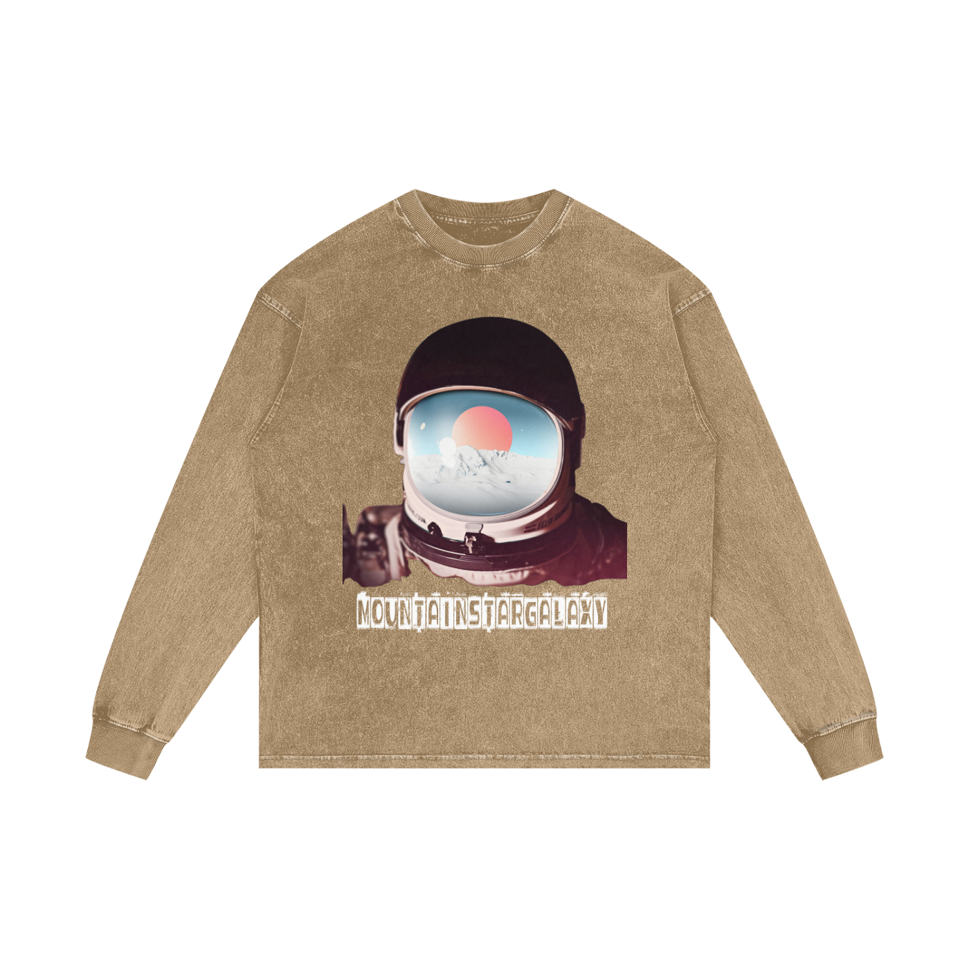 MountainStarGalaxy Acid Wash Oversize Long Sleeve T-Shirt