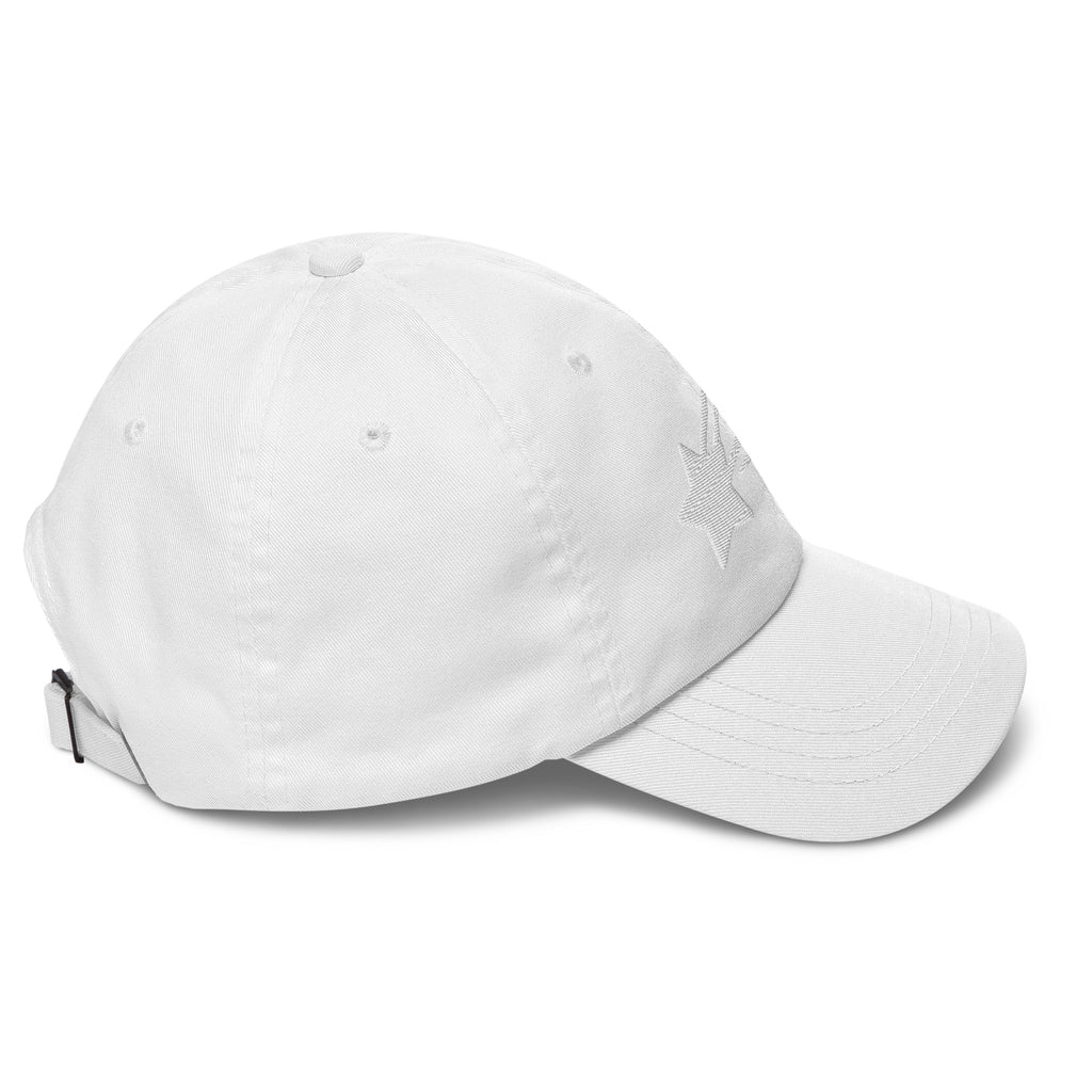 MountainStarGalaxy Dad Hat White