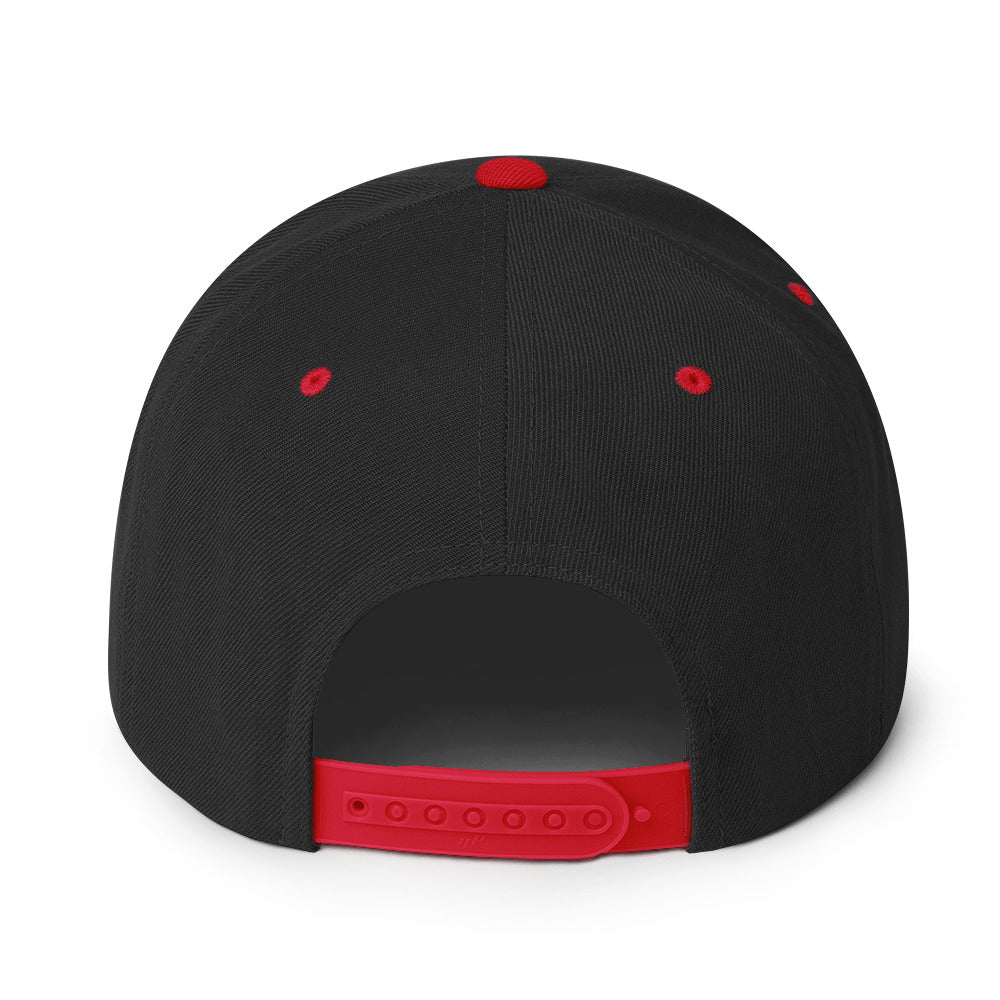 MountainStarGalaxy Snapback Hat Black Red