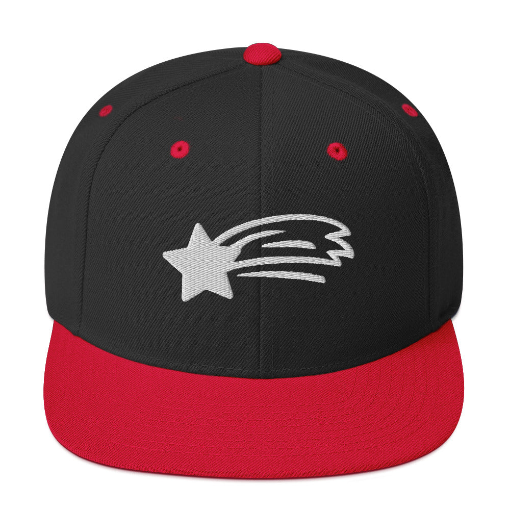 MountainStarGalaxy Snapback Hat Black Red