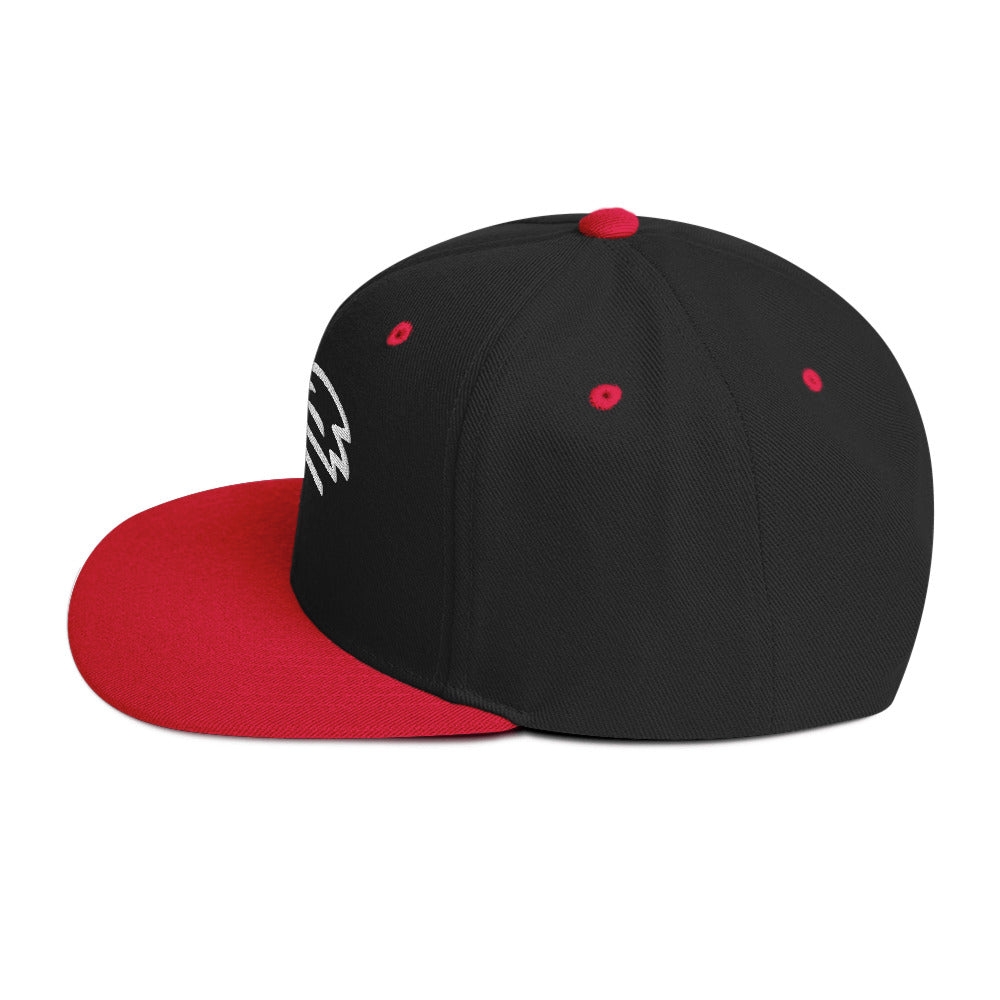 MountainStarGalaxy Snapback Hat Black Red