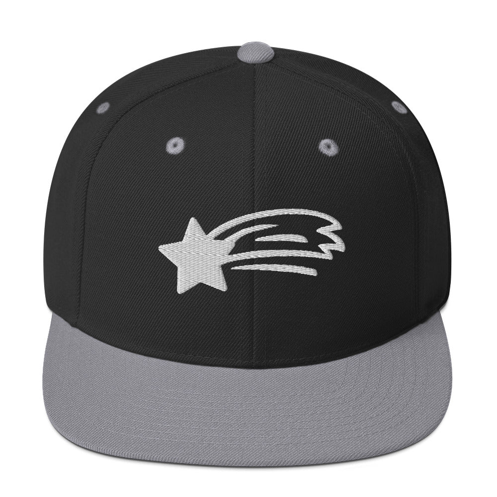 MountainStarGalaxy Snapback Hat Black Silver